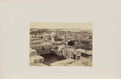 De vijver van Hizkia, Jeruzalem door Francis Frith