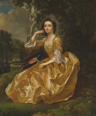 Mevrouw Mary Chauncey door Francis Hayman
