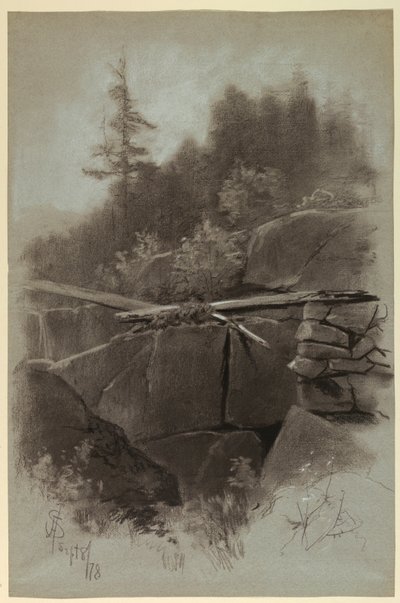 Rotsklif door Francis Hopkinson Smith