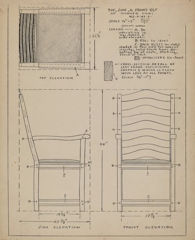 Stoel door Francis Law Durand