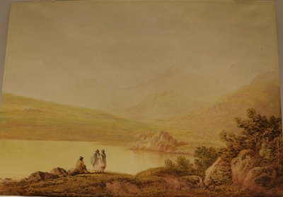 Snowdon vanuit Capel Curig, datum onbekend door Francis Nicholson