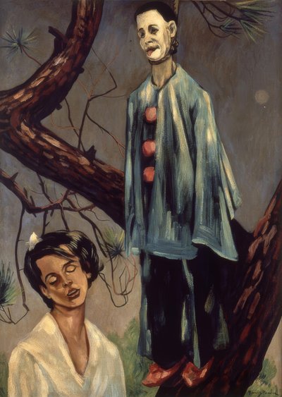 Hangende Pierrot door Francis Picabia