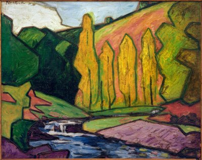 De oevers van de Creuse door Francis Picabia