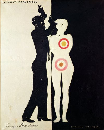 Spaanse nacht door Francis Picabia