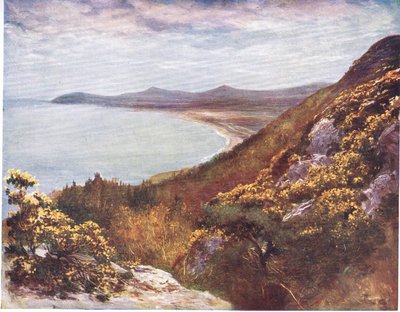 Dublin Bay vanaf Victoria Hill, uit Glimpen op Veel Landen: Ierland gepubliceerd door Adams & Charles, 1909 door Francis S. Walker