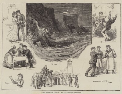 De Havenlichten, in het Adelphi Theater door Francis S. Walker