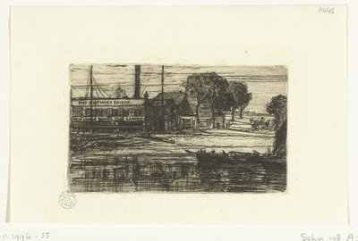 West London Rowing Club door Francis Seymour Haden (Sir) (signed by artist)