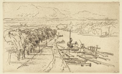 De Amstel door Francis Seymour Haden (Sir)