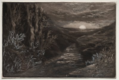 Een heidebeek door Francis Seymour Haden