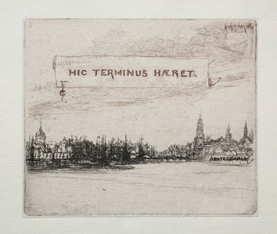 Amstelodamum door Francis Seymour Haden