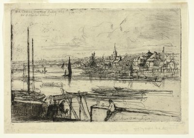 Battersea Reach door Francis Seymour Haden
