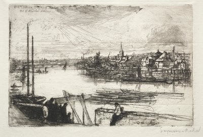 Battersea Reach door Francis Seymour Haden