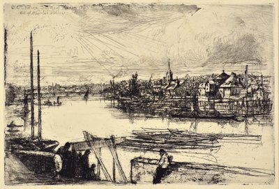 Battersea Reach door Francis Seymour Haden