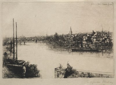 Battersea Reach, 1843 door Francis Seymour Haden