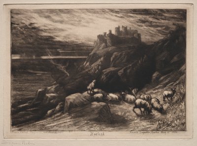 Harlech, 1880 door Francis Seymour Haden