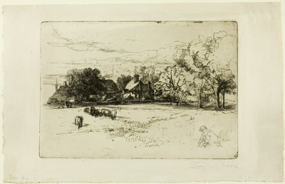 Huisje Horsley door Francis Seymour Haden