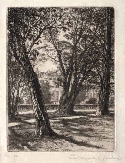 Kensington Gardens (De Kleine Plaat) door Francis Seymour Haden