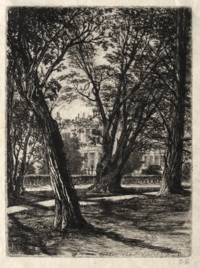 Kensington Gardens door Francis Seymour Haden