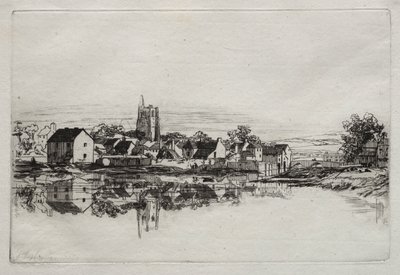 Kidwelly Stad door Francis Seymour Haden