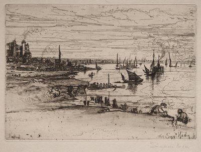De herberg, Purfleet door Francis Seymour Haden