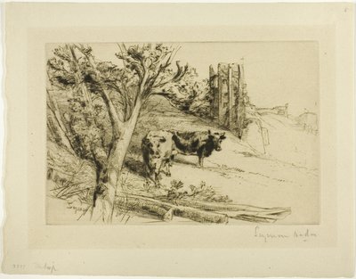 De burcht door Francis Seymour Haden