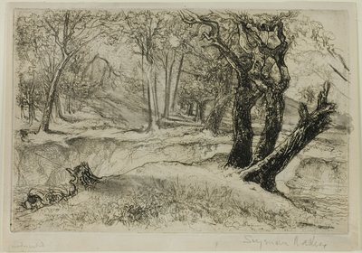 De drie zusters door Francis Seymour Haden