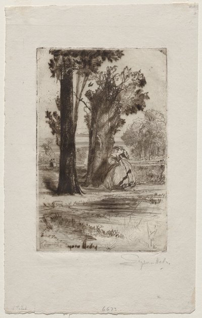Pastorie in Sonning door Francis Seymour Haden