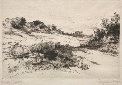 Windmill Hill, nr. 1, 1877 door Francis Seymour Haden