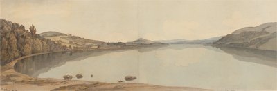 Het meer van Windermere door Francis Towne
