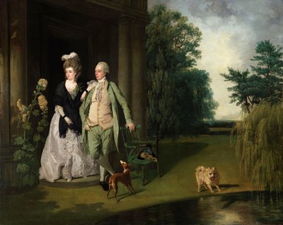 Portret van meneer en mevrouw Richardson door Francis Wheatley