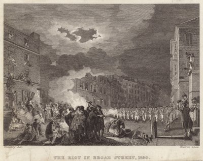 Rel op Broad Street in 1780 door Francis Wheatley