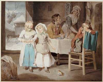 De Huisroodborst, 1794 door Francis Wheatley