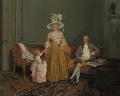 De familie Saithwaite door Francis Wheatley