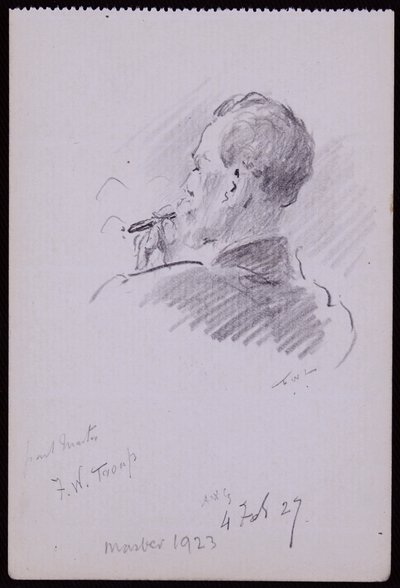 Portret van Francis Troup door Francis Wilfred Lawson