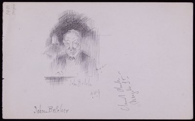 Portret van John Belcher door Francis Wilfred Lawson