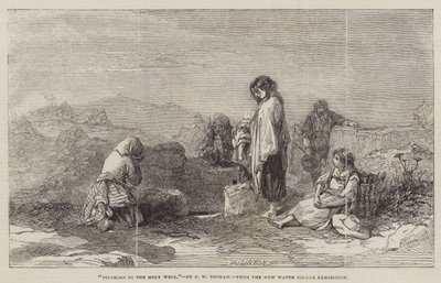 Pelgrims naar de Heilige Bron door Francis William Topham