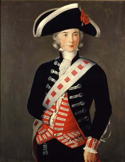 Manuel Godoy, jonge Guardia de Corps door Francisco Folch de Cardona