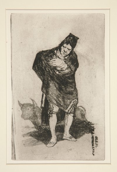 De Geheime Man door Francisco de Goya