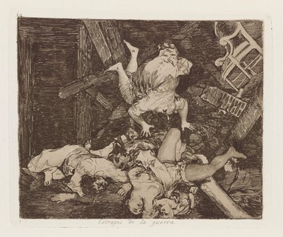 Los desastres de la guerra door Francisco de Goya