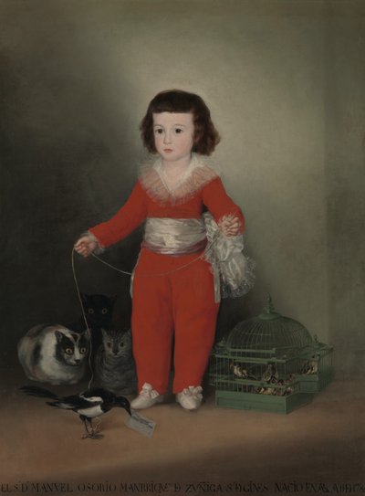 Manuel Osorio Manrique de Zuñiga door Francisco de Goya