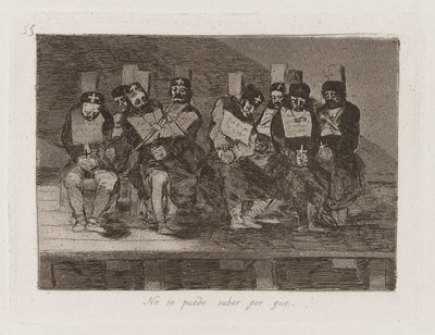 No se puede saber por que [sic] door Francisco de Goya