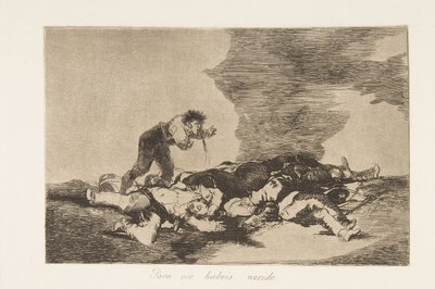 Plaat 12 uit De Rampen van de Oorlog: Dit door Francisco de Goya