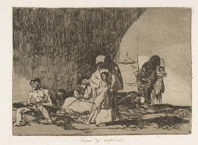 Plaat 57 uit De Rampen van de Oorlog: Th... door Francisco de Goya
