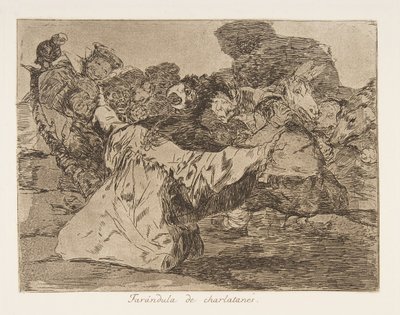 Plaat 75 uit De Rampen van de Oorlog door Francisco de Goya