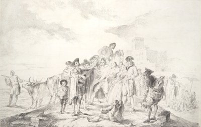 De blinde gitarist El ciego de la guitarra, ca. 1778 door Francisco de Goya