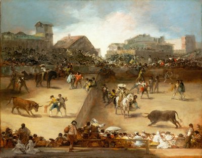 Stierengevecht in een Verdeelde Ring door Francisco de Goya