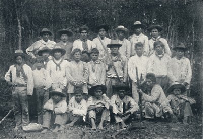 Indios Guaranys, 1895 door Francisco Henszler