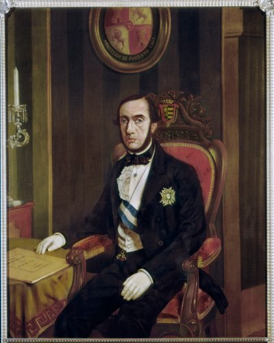 Portret van Antonio Alcala Galiano door Francisco Javier de Urrutia