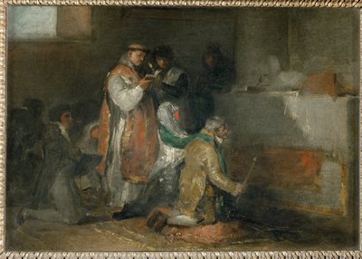 Het onverzoenlijke paar ... door Francisco Jose de (circle of) Goya y Lucientes