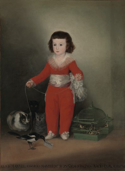 Don Manuel Osorio Manrique de Zuniga (1784-92) door Francisco de Goya